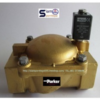 Parker P-VE7321BEN00-24VDC Solenoid valve  2/2 ทองเหลือง size 1-1/4" ใช้กับ น้ำ ลม น้ำมัน แก๊ส
